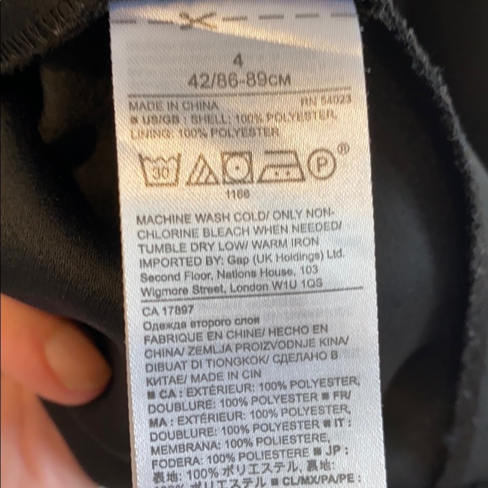 Banana Republic Little Black Dress, Racerback - Picture 5 of 5